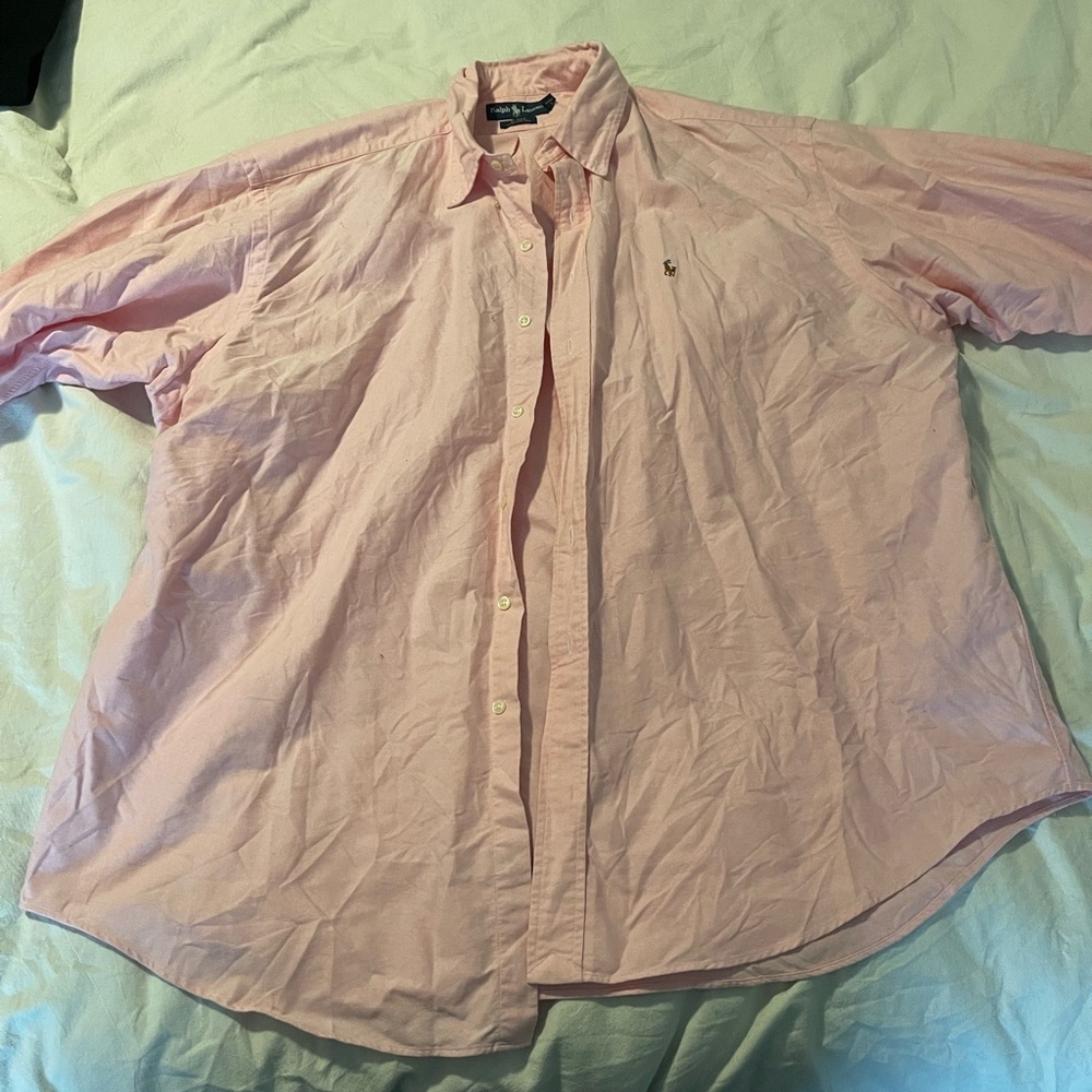 Ralph Lauren Pink Casual Button Down Shirt